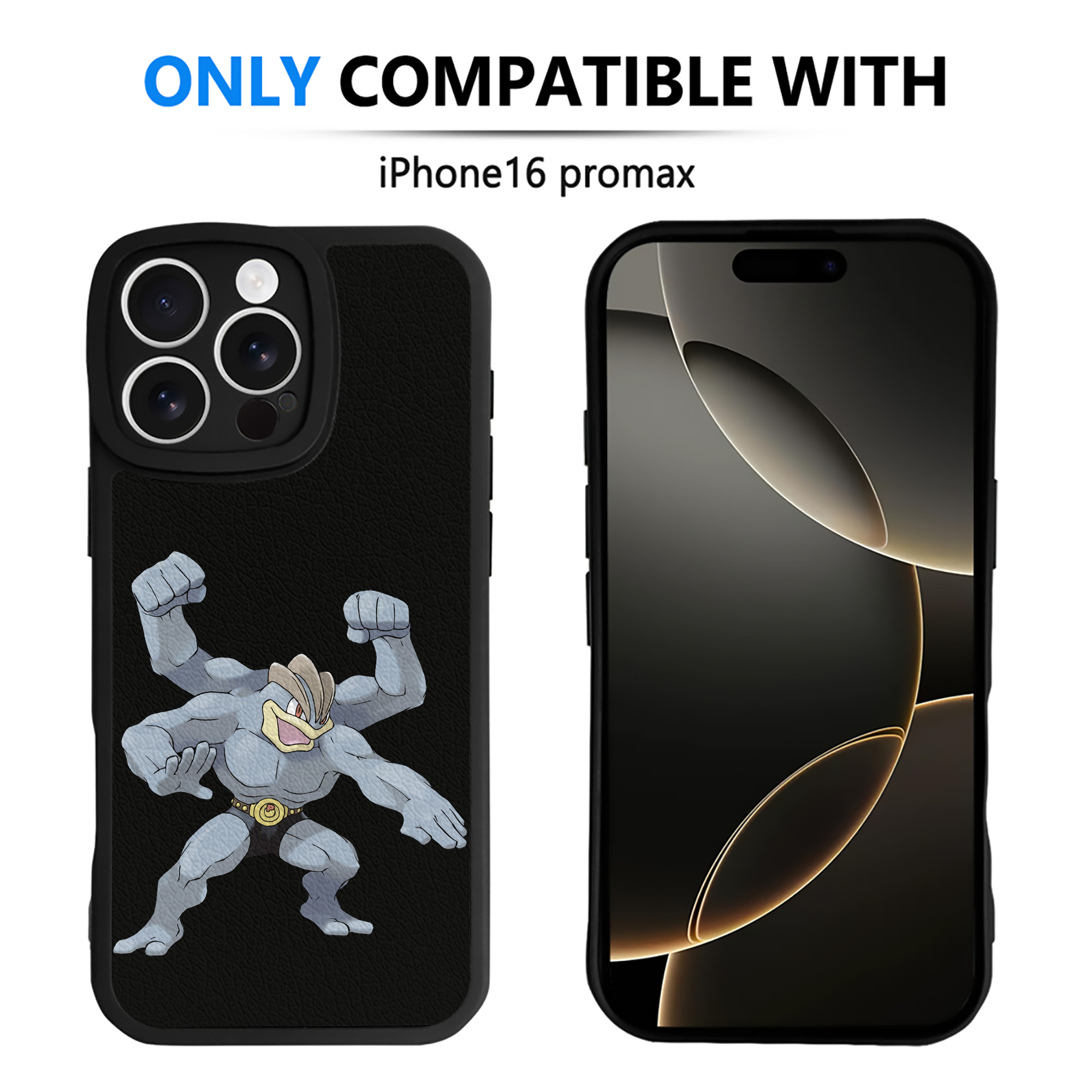 （画像用） ポケットモンスター Pokémon 【iPhone 16シリーズ対応】シリコンスマホケース（レザー調） 材質：シリコン